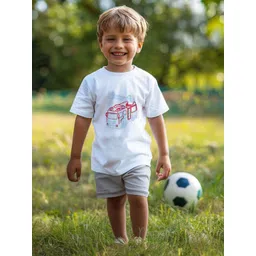 Trendyol Boys Graphic Printed Round Neck Cotton T-shirt-picture-16