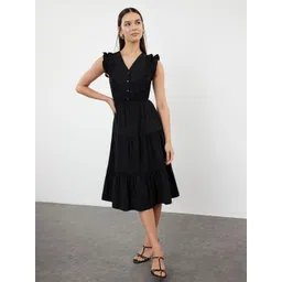 Trendyol Fit & Flare Midi Dress-picture-33