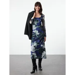 Trendyol Floral Printed A-Line Midi Dress-picture-35