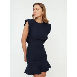 Trendyol Flutter Sleeves Sheath Mini Dress-picture-15