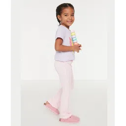 trendyol Full Length Solid Lounge Pant - Pink-picture-18