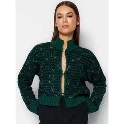 Trendyol Geometric Printed Long Sleeves Cardigan Sweater-picture-19