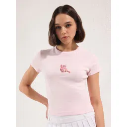 Trendyol Graphic Printed Round Neck Pure Cotton T-shirt-picture-14