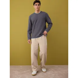 Trendyol Men Colourblocked Long Sleeves Round Neck Pullover Sweatshirt-picture-44