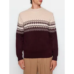 Trendyol Men Colourblocked Round Neck T-Shirt-picture-31