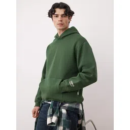 Trendyol Men Hooded Long Sleeves Oversized Pullover Sweatshirt with Pocket-picture-30