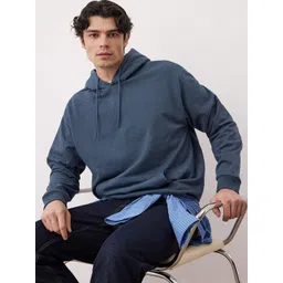 Trendyol Men Long Sleeves Cotton Oversized Hooded Pullover Sweatshirt-picture-40