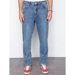 Trendyol Men Mid-Rise Light Fade Jeans-picture-33
