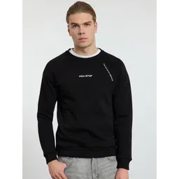 Trendyol Men Printed Round Neck Pullover Sweatshirt-picture-35