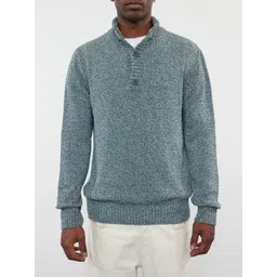 Trendyol Men Self Design Polo Collar Cotton Sweatshirt-picture-15