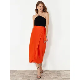 Trendyol Midi-Length Wrap Skirt-picture-42