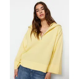 Trendyol Mock Collar Zip Detail Pullover-picture-21