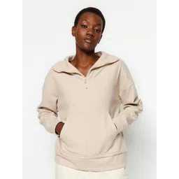 Trendyol Mock Neck Half Zipper Sweatshirt-picture-11