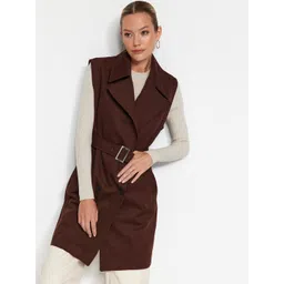 Trendyol Notched Lapel Collar Overcoat-picture-22