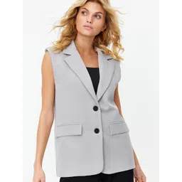 Trendyol Notched Lapel Collar Sleeveless Blazer-picture-18