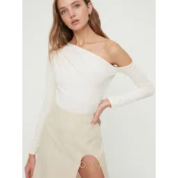 Trendyol One Shoulder Pleated Bodysuit-picture-28