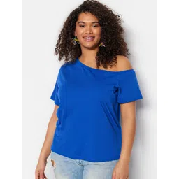 Trendyol One Shoulder Pure Cotton Top-picture-24