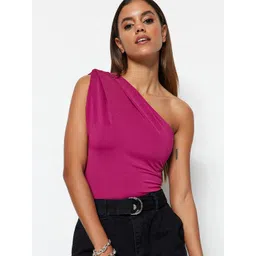 Trendyol One-Shoulder Sleeveless Bodysuit-picture-35