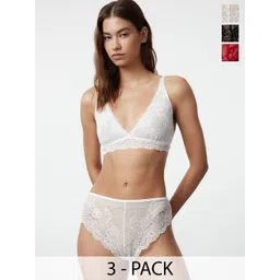 Trendyol Pack Of 3 Self Design Basic Briefs1116004565-picture-35