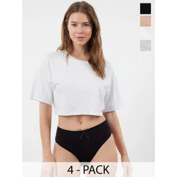 Trendyol Pack Of 4 Seamless Hipster Briefs 1104191221-picture-23