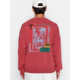 Trendyol Printed Pure Cotton Sweatshirt image 3