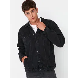 Trendyol Pure Cotton Denim Jacket-picture-10