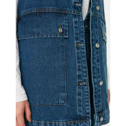 Trendyol Pure Cotton Denim Jacket image 2