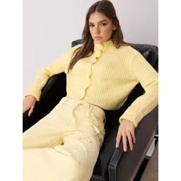 Trendyol Ribbed Round Neck Cardigan Sweater-picture-28