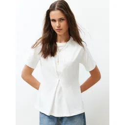 Trendyol Round Neck Cotton Top-picture-18