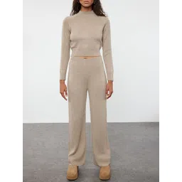 Trendyol Round-Neck Long Sleeve Top & Trouser Co-Ords-picture-18