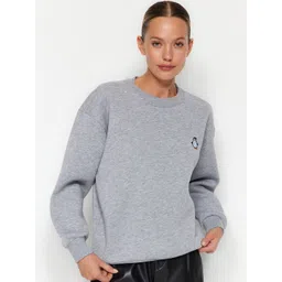 Trendyol Round Neck Pullover Sweatshirt-picture-29