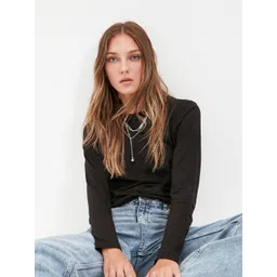 Trendyol Round Neck Pure Coton T-shirt-picture-27