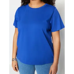 Trendyol Round Neck Short Sleeves Cotton T-shirt image 5