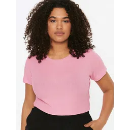 Trendyol Round Neck Short Sleeves T-shirt-picture-18