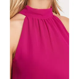 Trendyol Round Neck Tie Up A-Line Mini Dress image 2