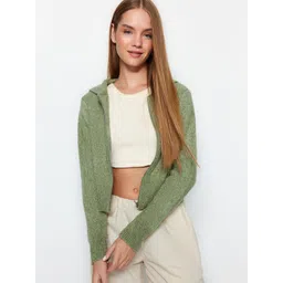 Trendyol Shirt Collar Long Sleeves Cardigan Sweater-picture-20