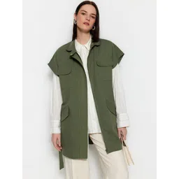 Trendyol Sleeveless Longline Tailored Jacket-picture-41