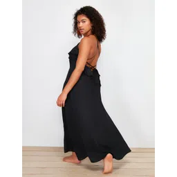 Trendyol Sleeveless Ruffle A-Line Midi Dress image 5