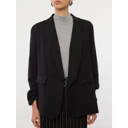 Trendyol Slim-Fit Notched Lapel Single Breasted Blazer-picture-35