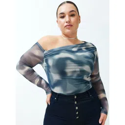 Trendyol Striped One Shoulder Top-image-28