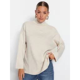 Trendyol Turtle Neck Acrylic Pullover-picture-18