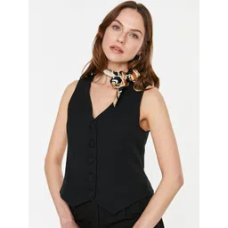 Trendyol V-Neck Slim-Fit Waistcoat-picture-39