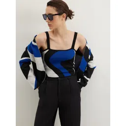 Trendyol Women Cable Knit Printed Cardigan-picture-32