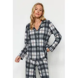 Trendyol Women Checked Night suit-picture-13