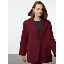 Trendyol Women Colourblocked Longline Tailored Jacket-picture-30