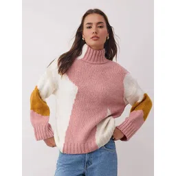 Trendyol Women Colourblocked Pullover-picture-33