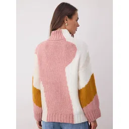 Trendyol Women Colourblocked Pullover image 3