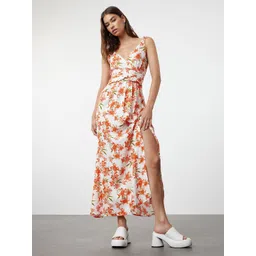 Trendyol Women Floral Printed Sleeveless Maxi Dress-picture-29