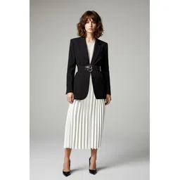 Trendyol Women Lapel Collar Solid Casual Tailored Jacket-picture-21