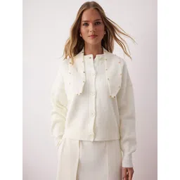 Trendyol Women Long Sleeves Cardigan with Embellished Detail-picture-29